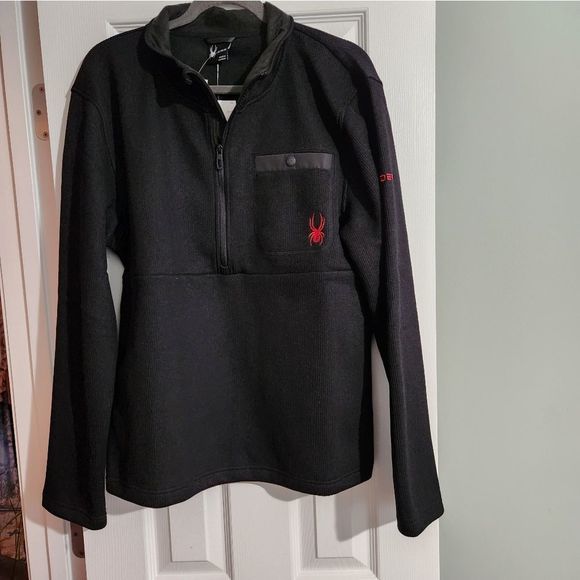 Spyder Half Zip Sweatshirt MEDIUM - Picture 1 of 8